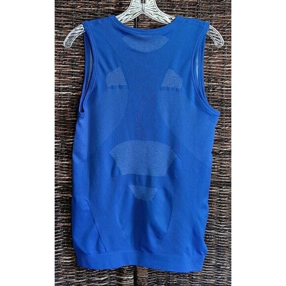 Crivit Tank Top XL Blue Sleeveless Athletic Performance Running Cycling Workout - Picture 2 of 5